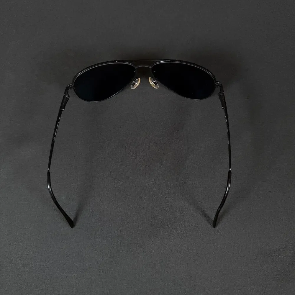 Revo 3052 001/J3 59-13-135 Black Metal Polarized Aviator Sunglasses